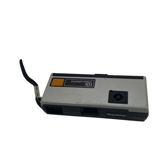 Vintage Keystone Pocket-Matic 101 Camera With Black Leatherette Case UNTESTED - Picture 1 of 5